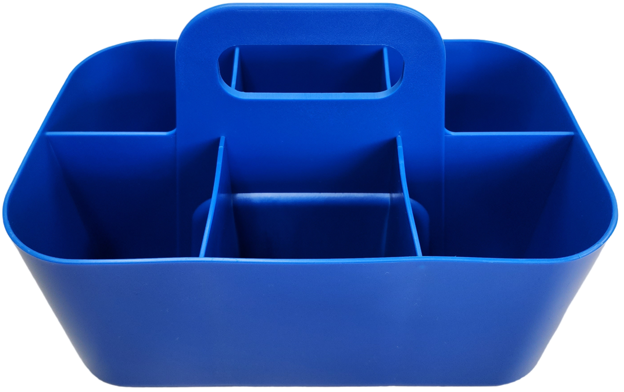 Enjoy Organizer Small Stackable and Portable Simple 6-Compartment Art Caddy - Made In USA